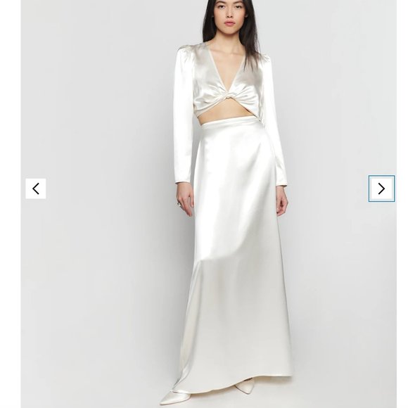 Reformation Barcelona Silk Two Piece - Picture 2 of 15